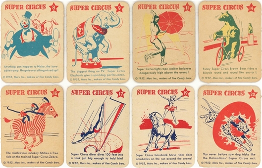 1952 R801 Mars, Inc. "Super Circus" Complete Set (21)